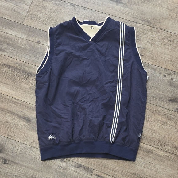adidas Other - vintage Adidas reversible V-neck golf vest